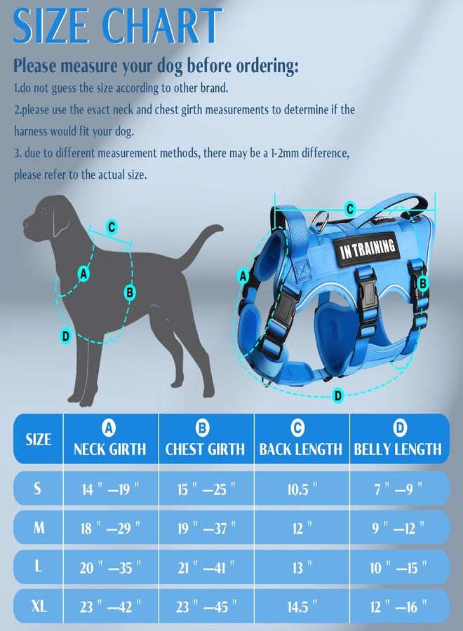 WINSEE Escape Proof Dog Harness, Service Working Molle Harness with Double Handle, Tactical Pet Vest with 4 Patches for Small Medium Large Dogs Walking Hiking Hunting - Image 5